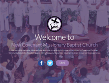 Tablet Screenshot of newcovenantmbc.com